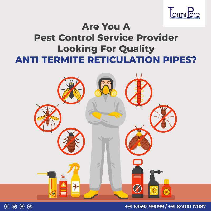 Install TermiPore: the best anti-termite Reticulation Pipe.
